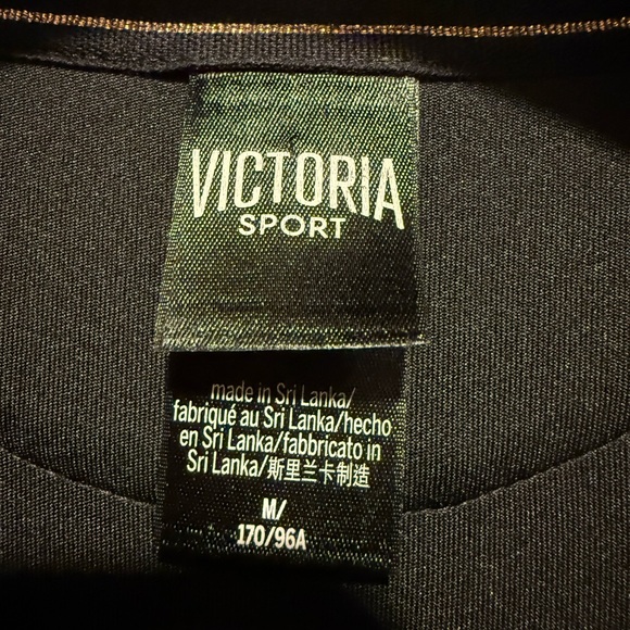 Victoria’s Secret NWOT Size M Black Quilted Faux Leather Bomber Jacket (0562) - Picture 10 of 12